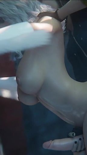 Illuxxxtrandy Intense Anal Action: Curvy Sweetheart's Hot Booty Stretched Wide by Massive Monster Cock