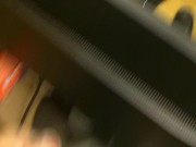 Playing with stranger on the internet, while husband films.
