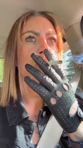 Truck ride cigarette