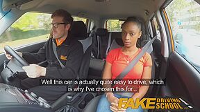 Ebony Learner With Big Tits Is Worst Driver Yet - Ryan Ryder And Lola Marie