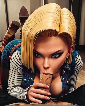 NEON DREAMS  - TRAINING WITH ANDROID 18