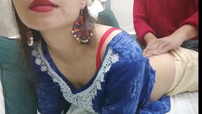 Desisaarabhabhi - Stepmother shares a bed with her stepson who took the opportunity to touch her and grab her in the ass when she was resting in Hindi audio