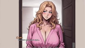 my new girlfriend #22 - stepmommy shows of her lingerie - a cartoon porn game