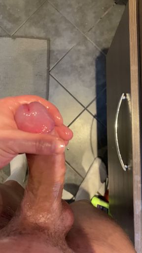 German Teen oily cock Massage   Clip 1