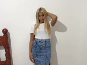 My Perverted me regaló un disfraz de vaquera erótica en mi cumpleaños