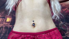 Orange and Black Belly Rings (HD) WMV