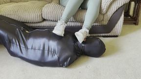 Mistress Rose uses her Gym Feet as Punishment 720p