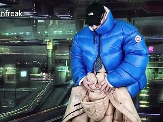 Future Down Nylon Fantasies. Super Puff Jacket Masturbation