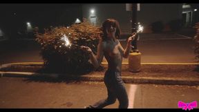 public flashing honey gold and dakota marr sparkler fireworks
