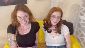 New Roommates - BABZ & CHERRY make you suck their straps HIDEF MOV