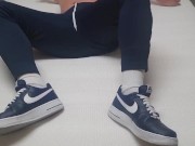 Cute 18yo Boy show Sneaks and Socks