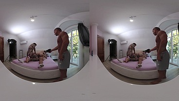 Una Fairy Vr Part Two – Behind The Scenes Pretty Teen’S First Squirt In Double Penetration & Dv Threesome