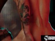 Cumslut Tagteamed By Beefy Stud & Hunk BBC - Quin Quire, Max Connor, Siren Santiago - FistingInferno