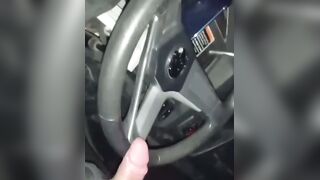 Steering Wheel Sensations Moisei Roberts Midnight Masturbation Mission!