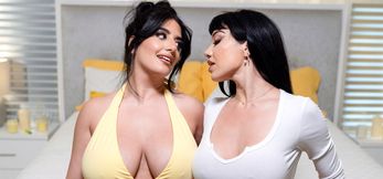 Arab & Latina MILF Lesbians Go Tit-to-Tit