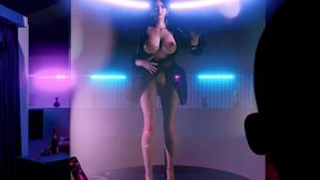 3D BBW Asian Stripper Naked Her Perfect Boobs Got Fucked so Hard
