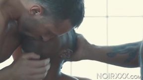 Tattooed Hunk Colby Tucker Fucked Hard In Interracial 3way