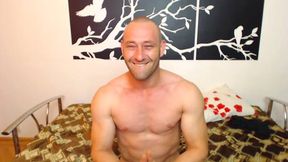 Old Dude Showing Off Body to Camera