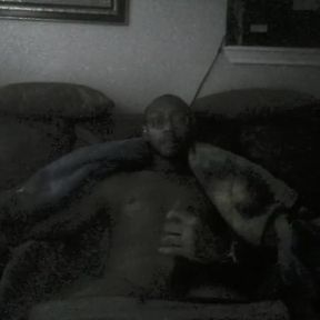 Big Black Cock Jacking off Lots of Cum