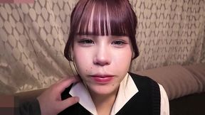 japanese brunette beauty. chubby big tits amateur blowjob and creampie sex. uncensored, asian, hentai