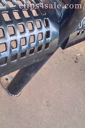 Hot Fudge Tasty Feet Left Foot Wrapped at the Bus Stop