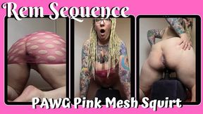 PAWG Pink Mesh Squirt WMV