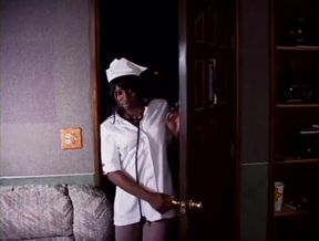 Sexy black pussy on the big white dick