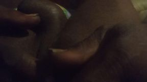 Close up finger in the ass again