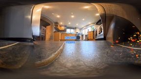 Hiding from Giantess Lady Soles - Parts 1,2 & 3 - Sweaty Foot Worship (4K 360 VR)