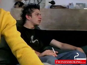 Twinks Smoking And Drinking Get Horny And Fuck Each Other