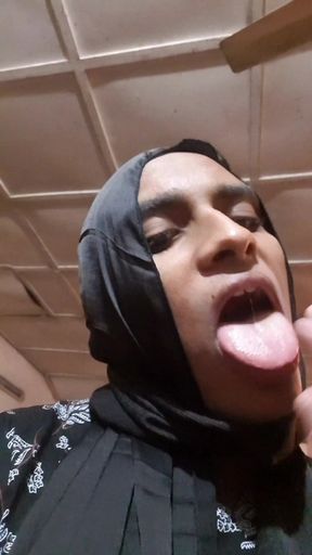 Desi hot Shemale watching porn and anal fingering