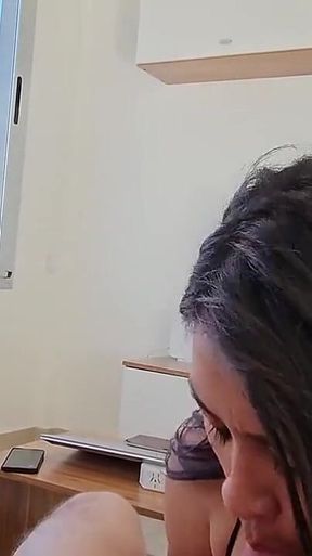 Curvy Has Sex Without a Condom with Her Foreign Boss