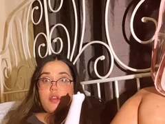 Bbw woman solo toying masturbation