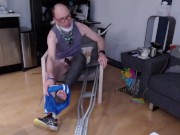 Long Leg Cast Adventure - Life in Fiberglass from your thigh to your toes!