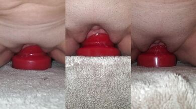 Fisting my dripping cone for 4 minutes of pure pussy stuffing