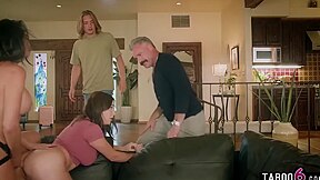 Charles Dera, Reagan Foxx And Rissa May - Stepsister Tries To Leave Stepfamily But Comes Back Eventually