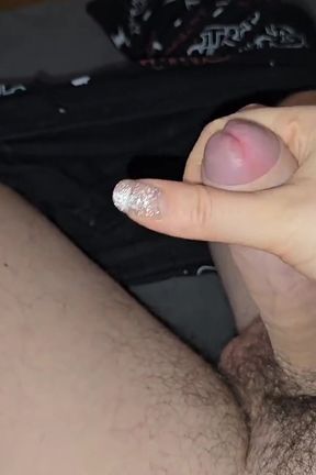 My Wife Gives Me a Handjob on the Couch While We Watch TV Together in the Evening