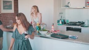 Dine Featuring Charlie Forde, Nova Hawthorne, Woody Alyx, Violet Devine, Leo Vargrsson, Trixie Monroe