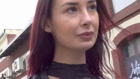 ”Eager brunette offered cash by stranger”