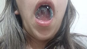 Playing with my saliva