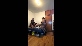 Double Domme Spitroast and Pegging