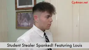 Student Stealer Spanked-Featuring Louis