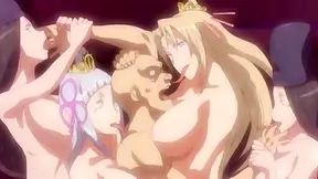Young Lovers Tryst Disrupted by Spiny Spider Beast in Steamy Forest Hentai