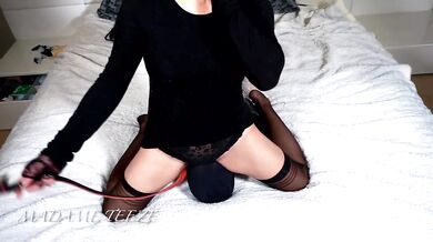 Her thick breath smothers your face while she sits on it