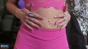 White Belly Tease Fingering (HD) WMV