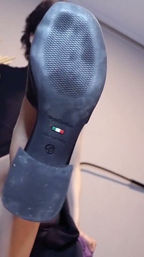 Lick the Dirty Soles of My Italian Sandals, in Absolute Silence, Secrecy and Submission