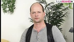 Skinny bitch spreads legs on the sofa as lover fucks her with a dildo