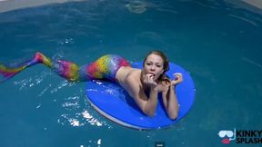 Captive Mermaid Teases You in the Pool - MP4