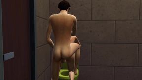 stepmom enters her virgin stepson bathroom while taking a bath to teach him how to have sex with a woman