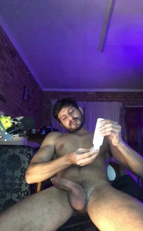 So here's the full video of me bating with some mates on cam